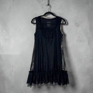 ANTHROPOLOGIE Dress
Sleeveless Lace Black Size P small